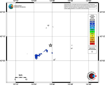 Mappa EMS - territori località