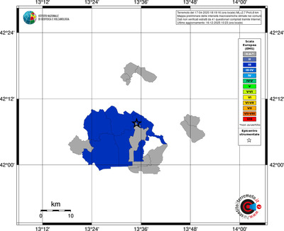 Mappa EMS - territori comuni