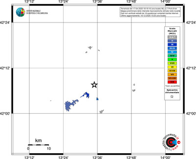 Mappa MCS - territori località