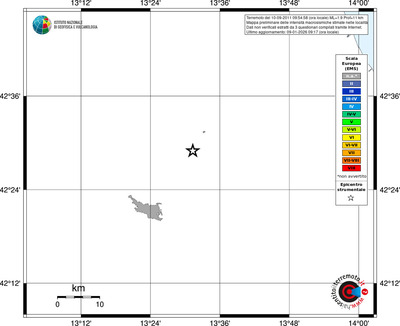 Mappa EMS - territori località