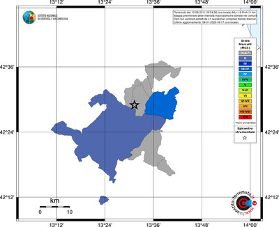 Mappa MCS - territori comuni