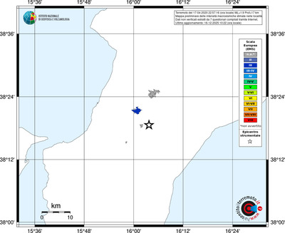 Mappa EMS - territori località