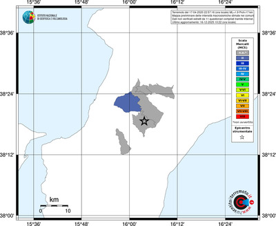 Mappa MCS - territori comuni