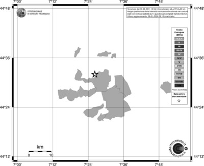 Mappa EMS - territori comuni