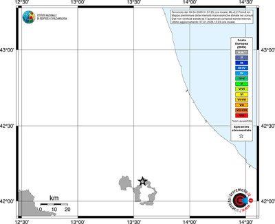 Mappa EMS - territori comuni