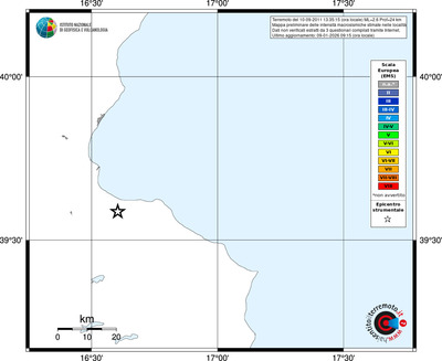 Mappa EMS - territori località