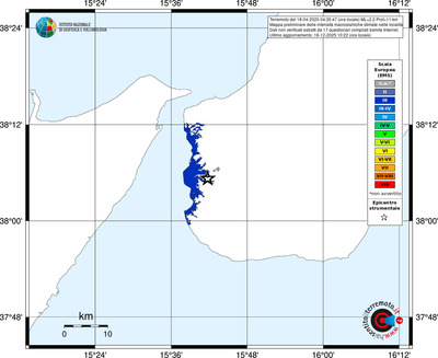 Mappa EMS - territori località