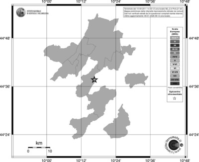 Mappa EMS - territori comuni