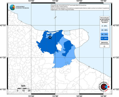 Mappa territorio comunale con almeno 3 questionari