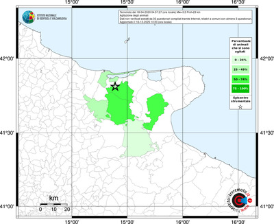 Mappa territorio comunale con almeno 3 questionari