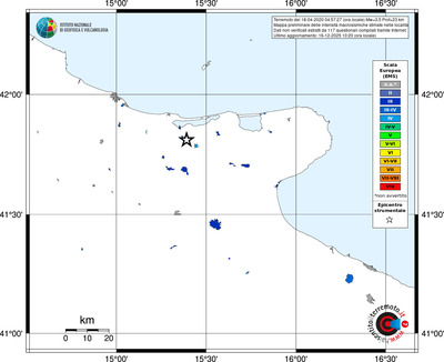 Mappa EMS - territori località