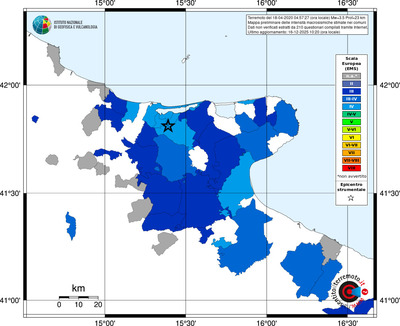 Mappa EMS - territori comuni