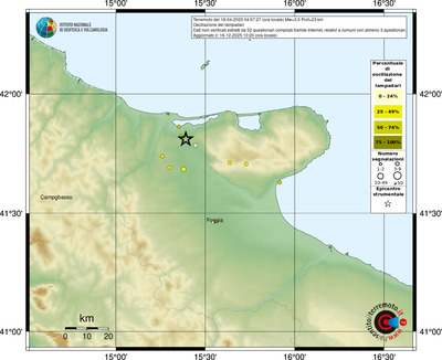 Mappa comuni con almeno 3 questionari