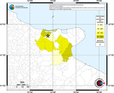 Mappa territorio comunale con almeno 3 questionari