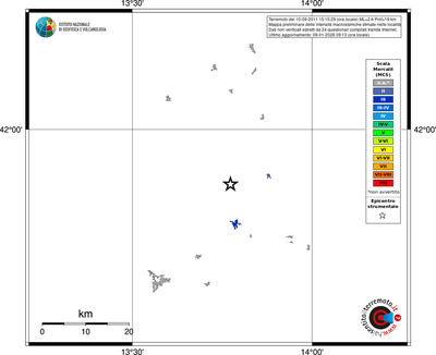 Mappa MCS - territori località