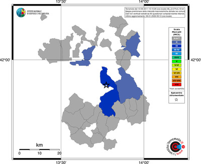 Mappa MCS - territori comuni