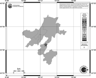 Mappa MCS - territori comuni