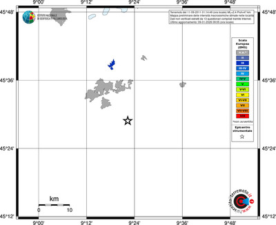 Mappa EMS - territori località