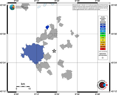 Mappa EMS - territori comuni