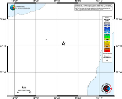 Mappa EMS - territori località