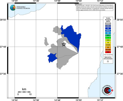 Mappa EMS - territori comuni