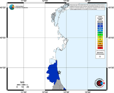 Mappa EMS - territori comuni