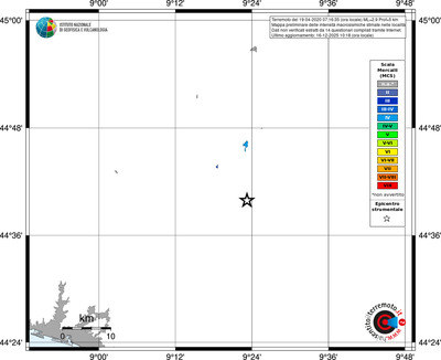 Mappa MCS - territori località