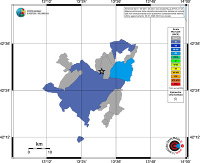 Mappa MCS - territori comuni