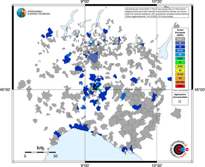 Mappa EMS - territori comuni