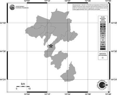 Mappa EMS - territori comuni
