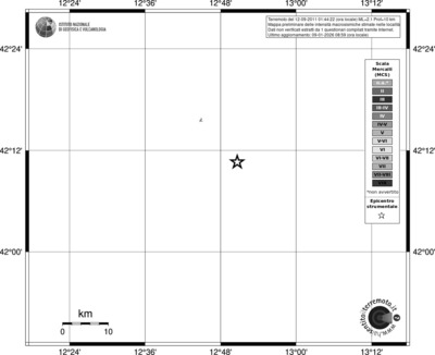 Mappa MCS - territori località