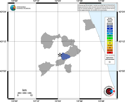 Mappa MCS - territori comuni