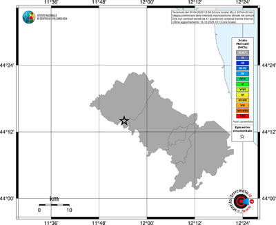 Mappa MCS - territori comuni