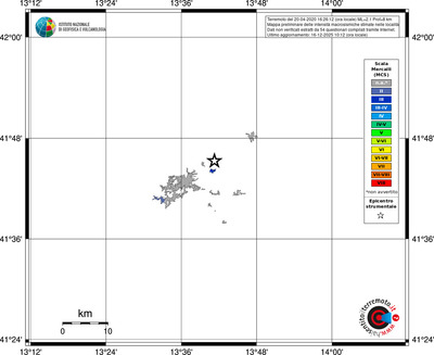 Mappa MCS - territori località
