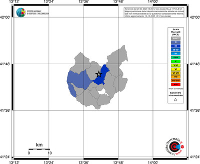 Mappa MCS - territori comuni