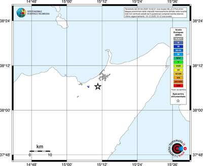 Mappa EMS - territori località