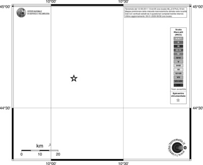 Mappa MCS - territori località