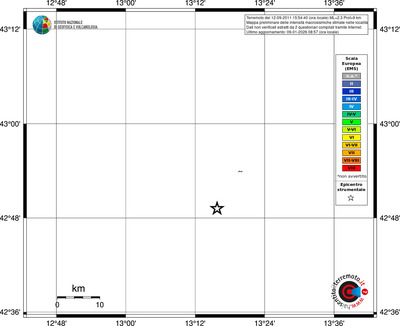 Mappa EMS - territori località