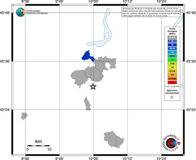 Mappa EMS - territori comuni