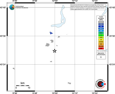 Mappa EMS - territori località