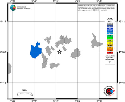 Mappa MCS - territori comuni