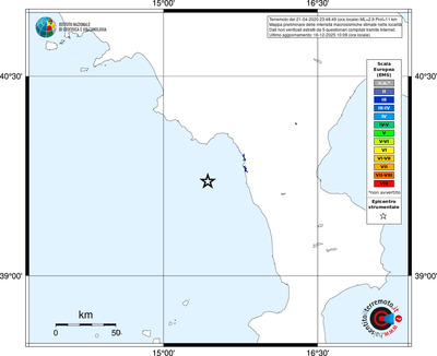 Mappa EMS - territori località