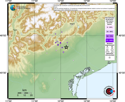 Mappa comuni con almeno 3 questionari