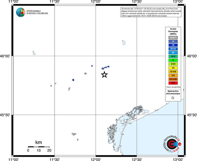 Mappa EMS - territori località