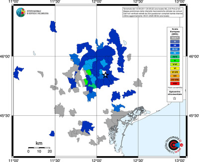 Mappa EMS - territori comuni