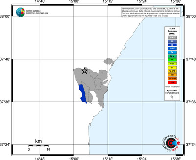 Mappa EMS - territori comuni