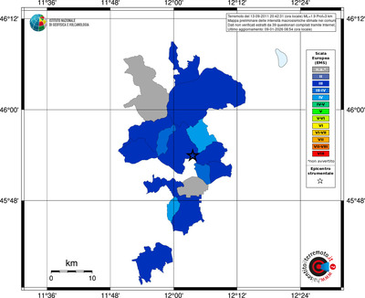 Mappa EMS - territori comuni
