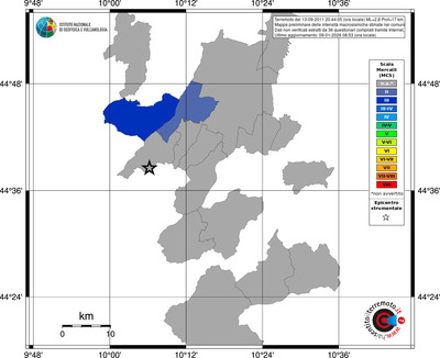 Mappa MCS - territori comuni