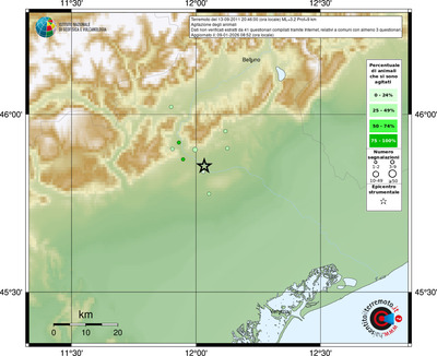 Mappa comuni con almeno 3 questionari