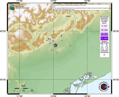Mappa comuni con almeno 3 questionari